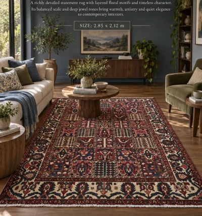Persian Garden Rug  (2.85m x 2.12m)